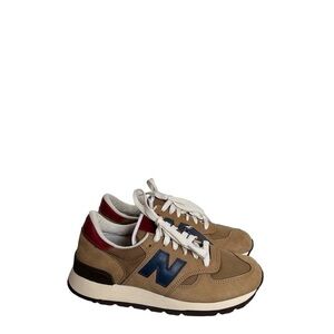 New Balance Beige and Blue Sneakers 990 NB
